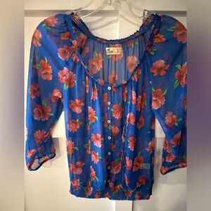 Hollister floral top - size S